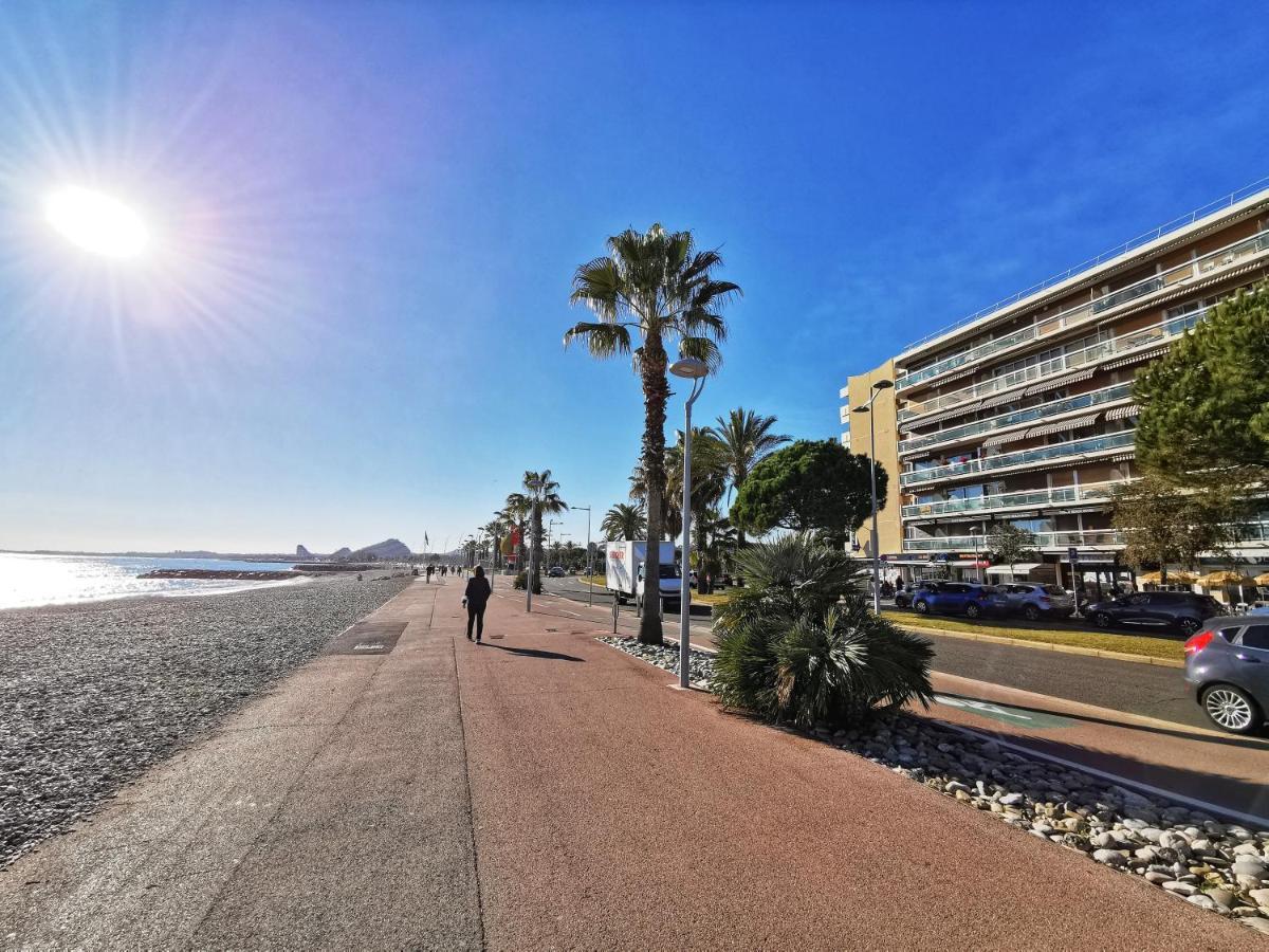 Ferienwohnung Panoramic Sea View Studio 24H Checkin Cagnes-sur-Mer Exterior foto