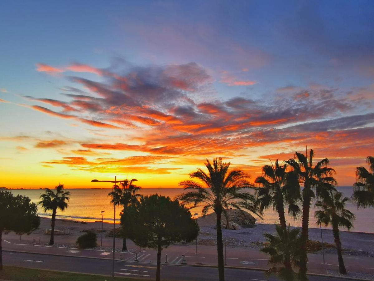 Panoramic Sea View Studio 24H Checkin Cagnes-sur-Mer Exterior foto